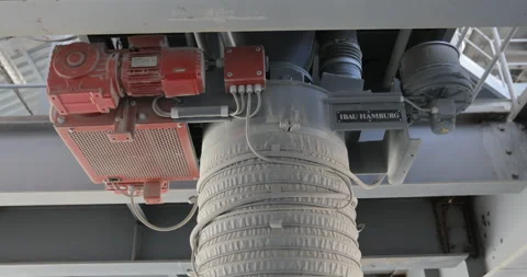 Pipe transfering something in the factory Stock Footage 171540114