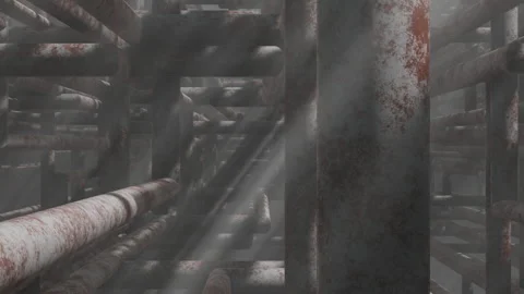 Pipe Tunnel Stock Footage 325721083