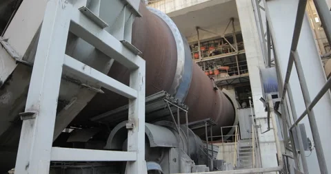 Pipe is turning in the factory Stock Footage 169868867