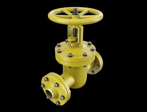 Pipe with valves 스톡 일러스트