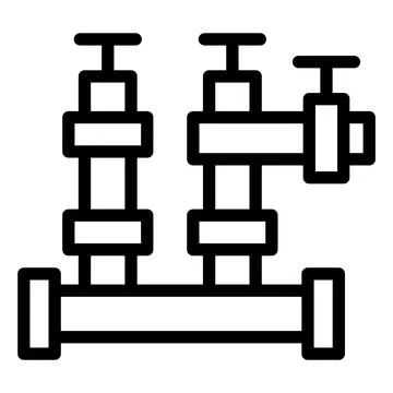 Pipe Vector Icon Design Illustration Stock Illustration