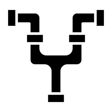 Pipe Vector Icon Design Illustration Stock Illustration