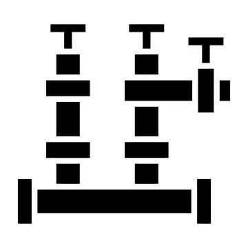Pipe Vector Icon Design Illustration Stock Illustration