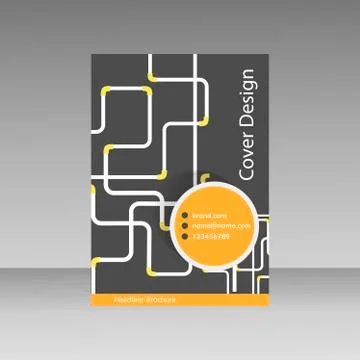 Pipe Vector template brochure イラスト素材