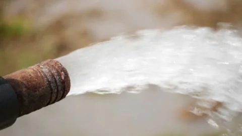 A pipe at very high pressure Stock-Footage 147703887