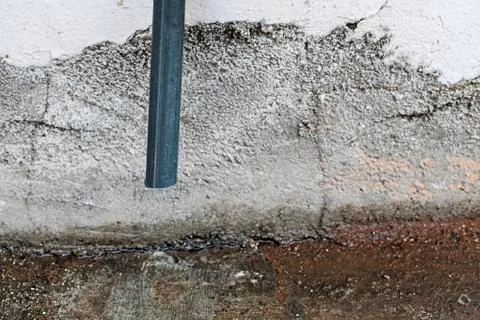 Pipe on the wall Foto stock