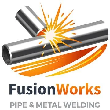 Pipe Welding Industrial Logo Stock Illustration