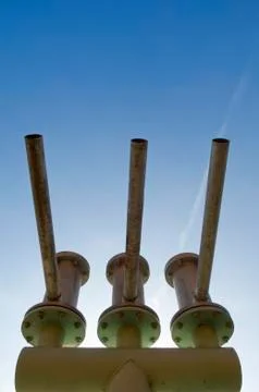 Pipe work Stock Photos