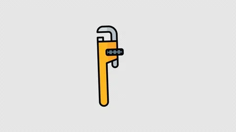 Pipe Wrench Stock Footage 287165213