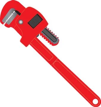 Pipe Wrench Stock-Illustration