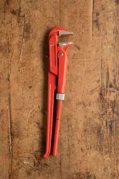 Pipe wrench tool 库存照片