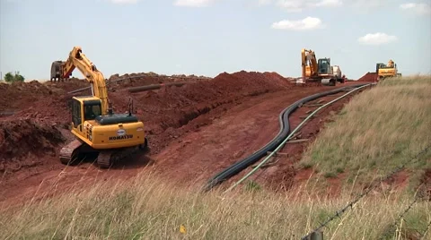 Pipeline Construction 1 Stockbeeldmateriaal 47973388