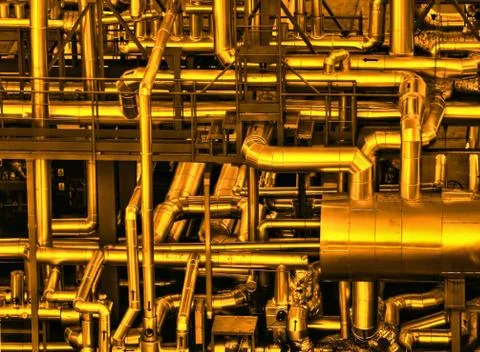 Pipeline construction Stock Photos