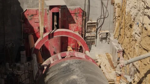 Pipeline construction underway Stock Footage 263718488