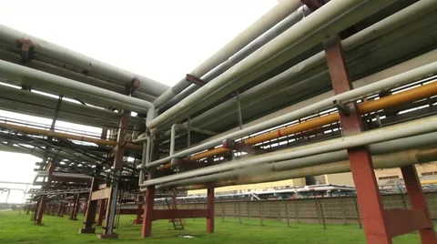 Pipeline Dolly Shot Video stock 18151356