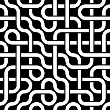 Pipeline grid. Abstract geometric design of tubes. industrial background. A.. Stock Illustration