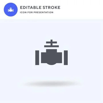 Pipeline icon vector, filled flat sign, solid pictogram isolated on white, logo イラスト素材
