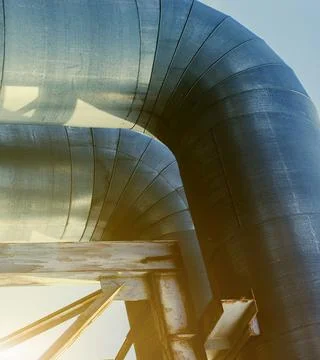 Pipeline system Stock Photos