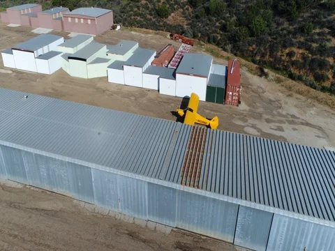 Piper J-3 Cub Small Plane Preparing for Takeoff 動画素材 78214124