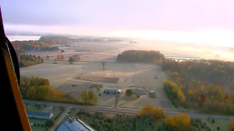 Piper PA-12 Floatplane Fly By POV Vídeo Stock 74858736