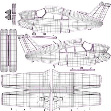 Piper PA-28 Cherokee Arrow ~ 3D Model #96469638 | Pond5