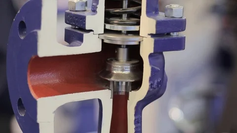 Pipes and valves Stock Footage 90893053