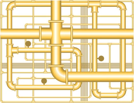 Pipes background Stock Illustration