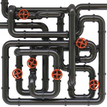 Pipes Stock Illustration
