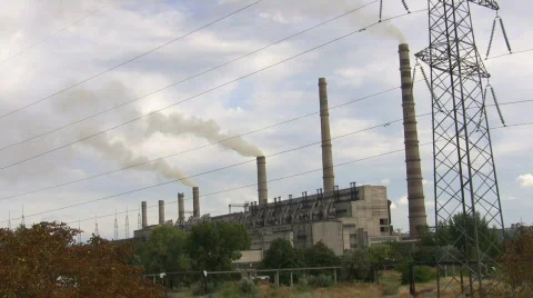 Pipes smoke. Video stock 194916