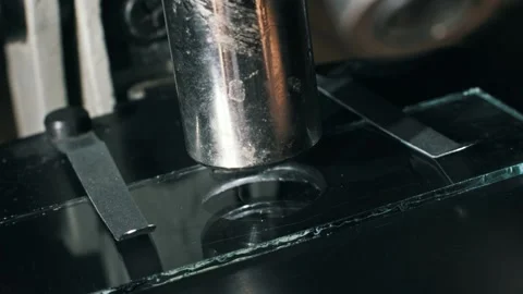 Pipette Adds Liquid to Concavity Microscope Slide Stock Footage 319665897