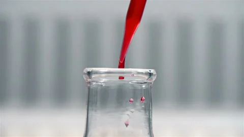 Pipette Dropping Sample Stock Footage 101831331