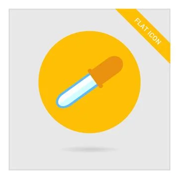 Pipette icon Stock Illustration