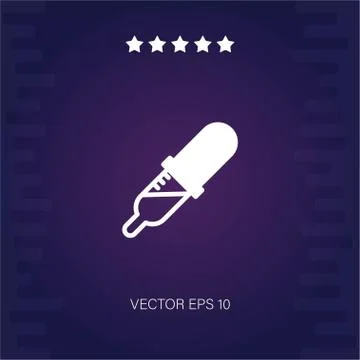 Pipette vector icon Stock Illustration