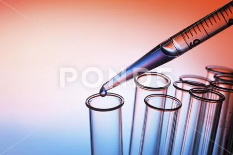 Pipetting liquid Stock Photos
