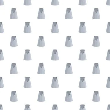 Piping icing nozzle seamless pattern for baking decoration Illustrazione stock