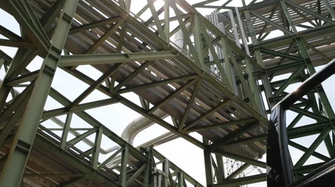 Piping in steel structure Vidéo 47721175