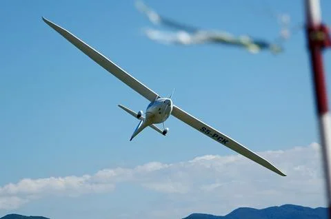 Pipistrel Sinus in the sky Stock Photos