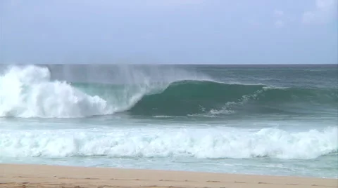 Pipline empty wave Stock Footage 44175784