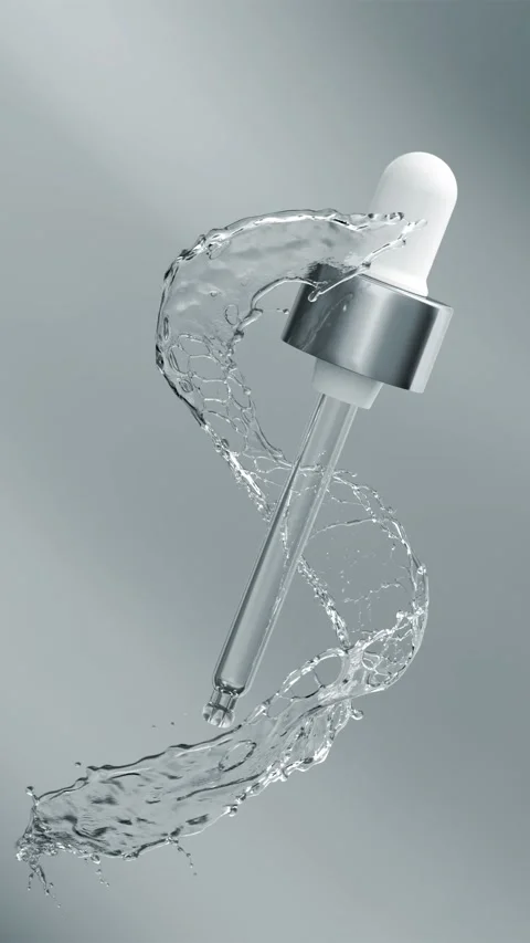 Pippet liquid flow 9x16 3 4k 스톡 동영상 333591031