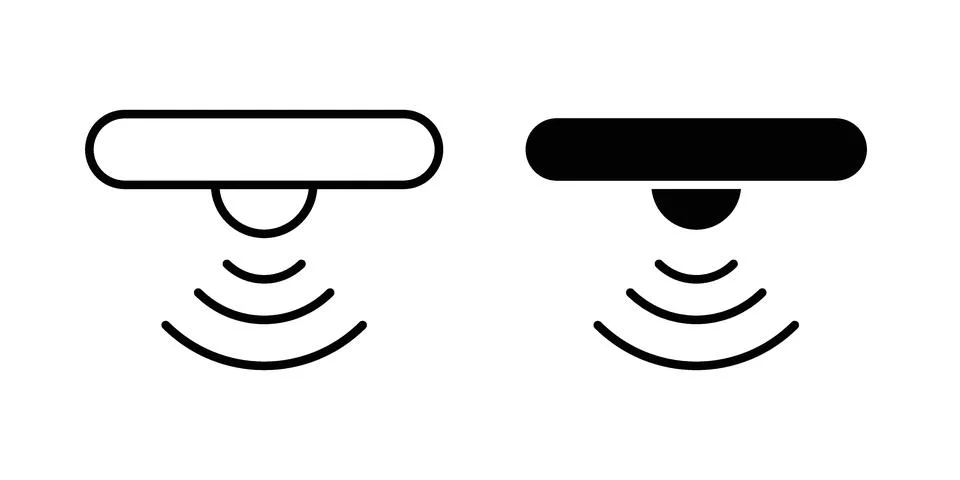 Pir sensor icon vector design. EPS10 Illustrazione stock