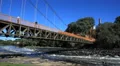 Piracicaba River is a river of Sao Paulo state in southeastern Brazil. Bridge HD Footage