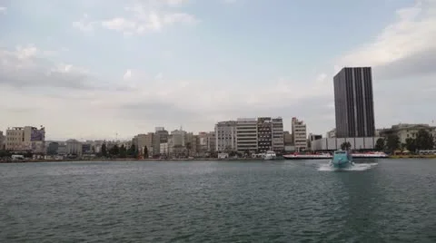 Piraeus Harbor 4 Stockbeeldmateriaal 11402514