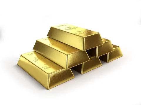 Piramide from ingots Stock Illustration