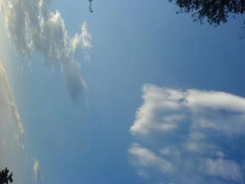 Piranha cloud , face cloud Samos island Stock Photos
