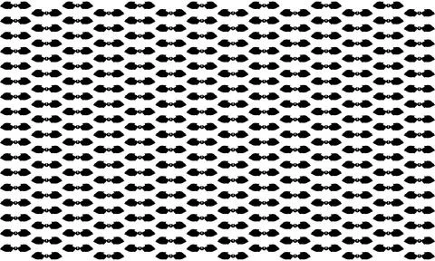 Piranha Fish Motif Pattern Illustrazione stock