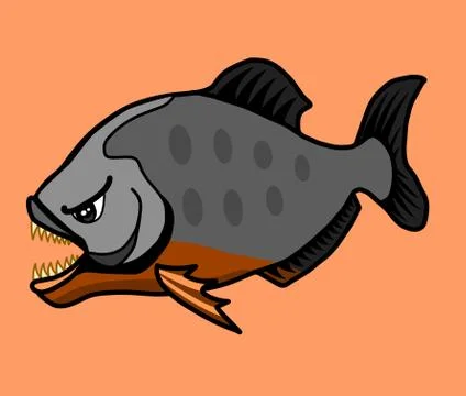 Piranha Stock Illustration