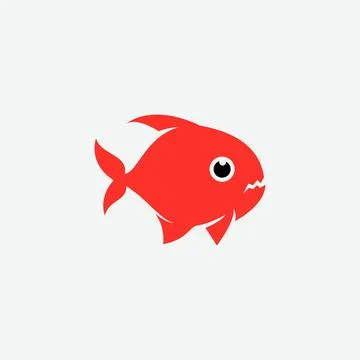 Piranha logo Stock Illustration