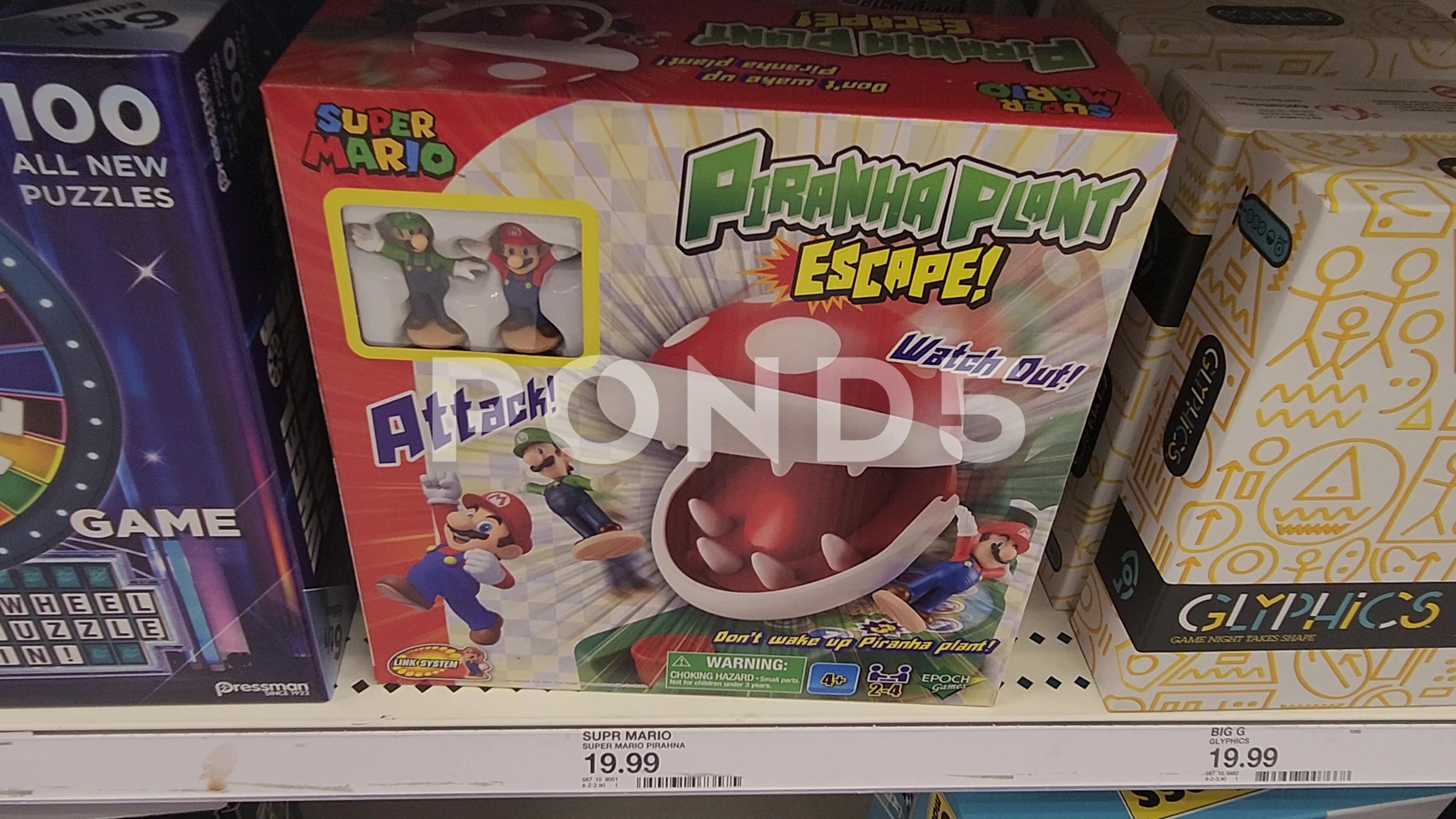 Epoch Games Super Mario Piranha Plant Escape