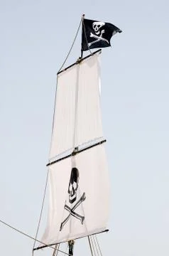 Pirat flag 库存照片