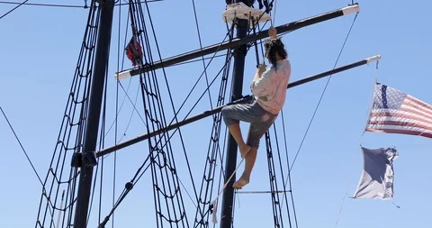 Pirate on Board! Video stock 105839071